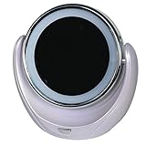 geek-houseハイエンドデスクトップLED回転でき360 Elegante Beautyメイクアップミラー – 両面