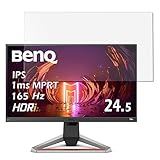 BenQ MOBIUZ EX2510S 24.5インチ 16:9 向け ブルーライトカットフィルム 超透明 パソコンモニター液晶保護フィルム PCモニター デスクトップ 画面保護 指紋防止 気泡防止 抗菌 PC保護シート