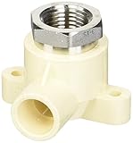 King Brothers Inc。de-0500-s 1 / 2インチPXL CPVC Xステンレススチールドロップ耳エルボ、タン