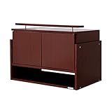 【JAJAN】フィギュアラック「ワイド」83シリーズ『セカンド-2nd』 奥行39cm専用上置きロータイプ 対応天井高225-252.5cm ブラウン【正規品】CR-8339USB[地震対策]