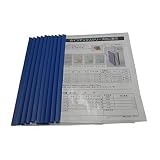 ビュートン スライディングレールフォルダー A4S 10冊パック ブルー PSR-A4S-B10