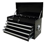 Excel TB2080BBSA Six Drawer Top Chest Black [並行輸入品]