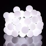 5 Model Christmas Globe String Light 20ft 40led for Garden Party Holiday Decoration ( White)【クリスマス】【