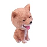 ORFOFE 犬置物 プレゼント かわいい漫画の動物のデスクトップ飾り バブルパップ Decoraciones Para Salas De Casa 犬置物 インテリア 犬 ガーデニング ジ