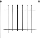 門扉付きの柵が作れる アイアン ロゼッタシステムフェンス リーゲ 基本セット ブラック RZT-RG-FSET