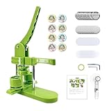 SASATO 缶バッジマシン 缶バッチメーカー 缶バッチ キット 【100個材料付き】 缶バッジマシーン 44MM 子供向け 大人向け 初心者 手作り 缶バッジ 缶バッチ 缶バッジ制作 缶バッチマシン バッジ製造機 缶バッチマシーン オリジナルバッチ 子供の日 プレゼント ご褒美 日本語説明書付き 金型交換不可