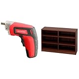 『電動ドライバー 充電式 RD110-R レッド』と『ラック スペースフィット 幅90×奥行29×高さ60cm ウォールナット S-SFR6090』のセット