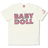 ベビードール パイン総柄ワッペンTシャツ 男女兼用 L ホワイト