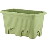 アップルウェアー 楽々菜園 深型 600 支柱用フレーム付(支柱別売) サラダグリーン