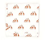 Kate Quinn Organic Receiving Blanket (Onesize, Giraffe) by Kate Quinn Organics
