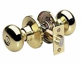 Master Lock BCO0103 Biscuit Keyed Entry Door Knob Bright Brass [並行輸入品]