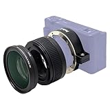 FotoZ 広角レンズ Sony Vlogcam ZV-1 M2対応 2イン1 HD広角&マクロ変換レンズ 延長チューブ付き バヨネットマウントレンズアダプター付き