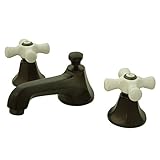 Elements of Design ES4465PX New York 2-Handle 8 to 16 Widespread Lavatory Faucet with Brass Pop-up, 