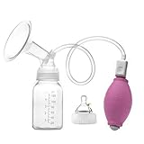 RONGTONGDA さく乳器 手動 搾乳器 母乳保存 静音設計 安全 衛生 哺乳瓶付