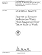 Nuclear Waste: Process to Remove Radioactive Waste from Savannah River Tanks Fails to Work