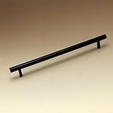 アイアン取っ手＆つまみ /GL0016　スティックブリッジ・ハンドル(ブラック)1個/全長230mm