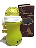 Zoe Eco Friendly Bottle with Straw - made from Corn (イエロー) エコフレンドリー　ベビー用蓋付きボトル（ストロー付き）　–　とうもろこしを使用した