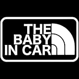 ステッカー 車 ベビーインカー キッズインカー カッティングステッカー 子供 シール リアガラス 外装 かっこいい 車 ステッカー ロゴ お出かけ オリジナル 子供 豊富な カラー展開 かわいい ブランド セーフティサイン n-1 (ホワイト)