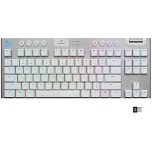 Logitech G915 TKL White Tactile Tenkeyless Lightspeed Wireless RGB 