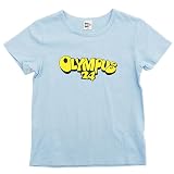 [Bee] ビー 半袖プリントTシャツ ガールズ ボーイズ 女の子 男の子 キッズ 綿 コットン プリント 春 夏 tbb02367 130cm OLYMPUS×Nくすみブルー