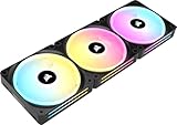 CORSAIR iCUE LINK QX120 RGB スターターキット 120mm PWM RGB PCケースファン (ファン3個、iCUE LINK システムハブ・ケーブルセット) CO-9051002-WW FN1968
