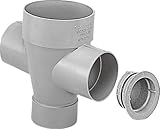 下水道関連製品＞ビニマス＞M 125-200シリーズ　左右合流ドロップC付(DRW)　MC-DRW125-200　Mコード：41491　前澤化成工業