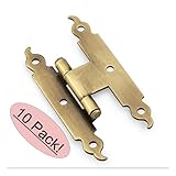 Amerock bp1672-aeアンティーク真鍮3 / 8 "オフセットNon self-closing " H "キャビネットハードウェアヒンジ – 10パック( 5ペア)