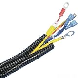 パンドウイット コルゲートチューブ ポリエチレン スリット付き オレンジ CLT125FL3