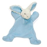 North American Bear 8.5 Loppy Baby Cozie Blankie, Bunny Blue by North American Bear