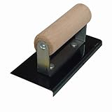 Bon 22-879 6-Inch by 3-Inch Blue Steel Sidewalk Edger with 3/4-Inch Radius and 7/8-Inch Lip with Woo