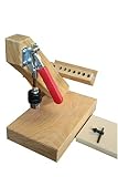 レザークラフト専用道具 ハンドプレス機 『クオイオ』 静音菱目打ち 右効き用 right
