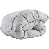 西川 羽毛 肌掛け布団 シングル 【丸洗いできる西川ダウンケット】 日本製 ダウン90％ 0.4kg 増量タイプ シングルロング 150×210cm グレー 肌布団 夏 夏用 丸洗い 圧縮 洗える ウォッシャブル