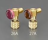 エスコ [R407C・R404A]1/4"ミニコントロールバルブ EA104AD-27A