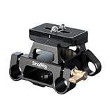 SmallRig ユニバーサルマウントプレートキット カメラ用デュアル15mmロッドクランプ付き Arca-Swissクイックリリースプレート内蔵 1/4"-20および3/8"-16ネジ穴付き 5365