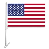 BSI PRODUCTS 11112 Car Flag- USA