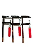 F型クランプ 各3個 セット 木工 大工 工具 DIY 家具 接着 (F型クランプ3個)
