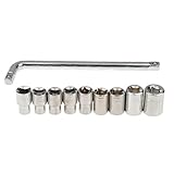 MagiDeal車ホーム耐久性ガレージメカニック修理サービス9ソケットレンチ便利なツール