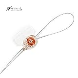 bfseals高Electricセキュリティユーティリティツイストeco-plasticメーターシールwithステンレススチールワイヤ、100個、番号付き、オレンジ色