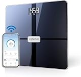 【anan 2025年4月 2442号掲載】RENPHO Elis Aspire - スマート体組成計- ブラック レンフォ 体重計 体脂肪計 スマホ連動 第二世代 Wi-Fi/Bluetooth対応 ITO技術採用 高精度 専用アプリ管理 体重/体脂肪率/BMI/皮下脂肪/内臓脂肪/筋肉量/基礎代謝量/骨量/体水分率など測定可能 ヘルスケア同期 BIA技術 強化ガラス ES-WBE28