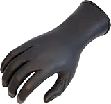 SHOWA 9700PF N-Dex Nitrile Glove, Rolled Cuff, Powder Free, 6 mils Thick, 11 Length, X-Large (Pack o