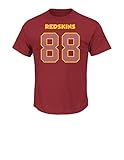 NFLワシントンレッドスキンズPierre Garcon 88メンズアスレチックコーディネータTee L レッド