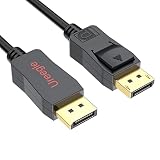 Displayport ケーブル DP to DPケーブル【4K 1.8M】4K@60Hz/ 2K@165Hz/ 2K@144Hz (オス-オス) デスクトップ、ラップトップ、モニター、テレビ等に対応