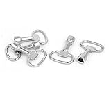 uxcell トライアングルスパナキー ハードウェアパーツ パネルキー メタリック 5個入り