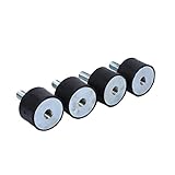 ゴム製マウント ラバーマウント 丸型防振ゴム 安定性 空気圧縮機(VD30 * 20 M8 * 23)