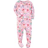 カーターズ Carter's/ 1ピースサンフィットコットンパジャマ ピンク ロンパース長袖 12ヶ月【並行輸入】