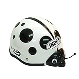 KIDS ヘルメット 子供用 てんとう虫柄 1-8.ホワイト（1492）【キッズ用/バイクヘルメット/自転車】KEEP YOU