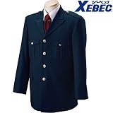 ジーベック XEBEC/警備服 4ツ釦ジャケット/ツイルノーフォーク 警備服 4ツ釦ジャケット カラー：10_コン サイズ：AM 品番：18100