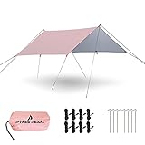 「公式」PYKES PEAK(パイクスピーク) スクエアタープ SQUARE TARP 5色」UVカット率99%以上 / 耐水圧PU2000