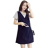 マタニティウェア レディース Tシャツ 半袖 ロング オールインワン 【産前産後兼用】 マタニティ ママ服 マタニティ服 妊娠 妊娠服 妊婦服 ゆったり 大きいサイズ ブラック XXL