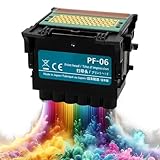 PF-06 プリントヘッド Canon プリンター Ta-20、Ta-30、TA-5200/TA-5300/TM-200/TM-205/TM-300/TM-305/TM-5205/TM-5305/TX-2000/TX-3000/TX-40000と互換性あり。 /TX-52 00、Canon PF-06 プリントヘッド交換用、ブラック。